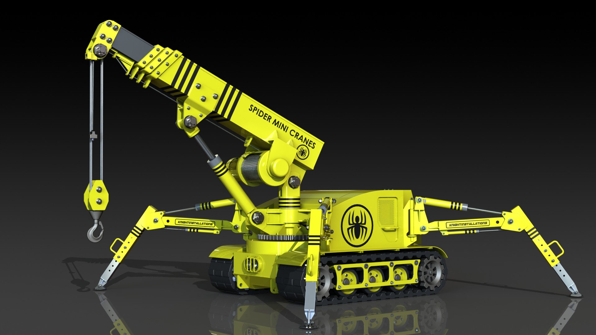 蜘蛛履带起重机